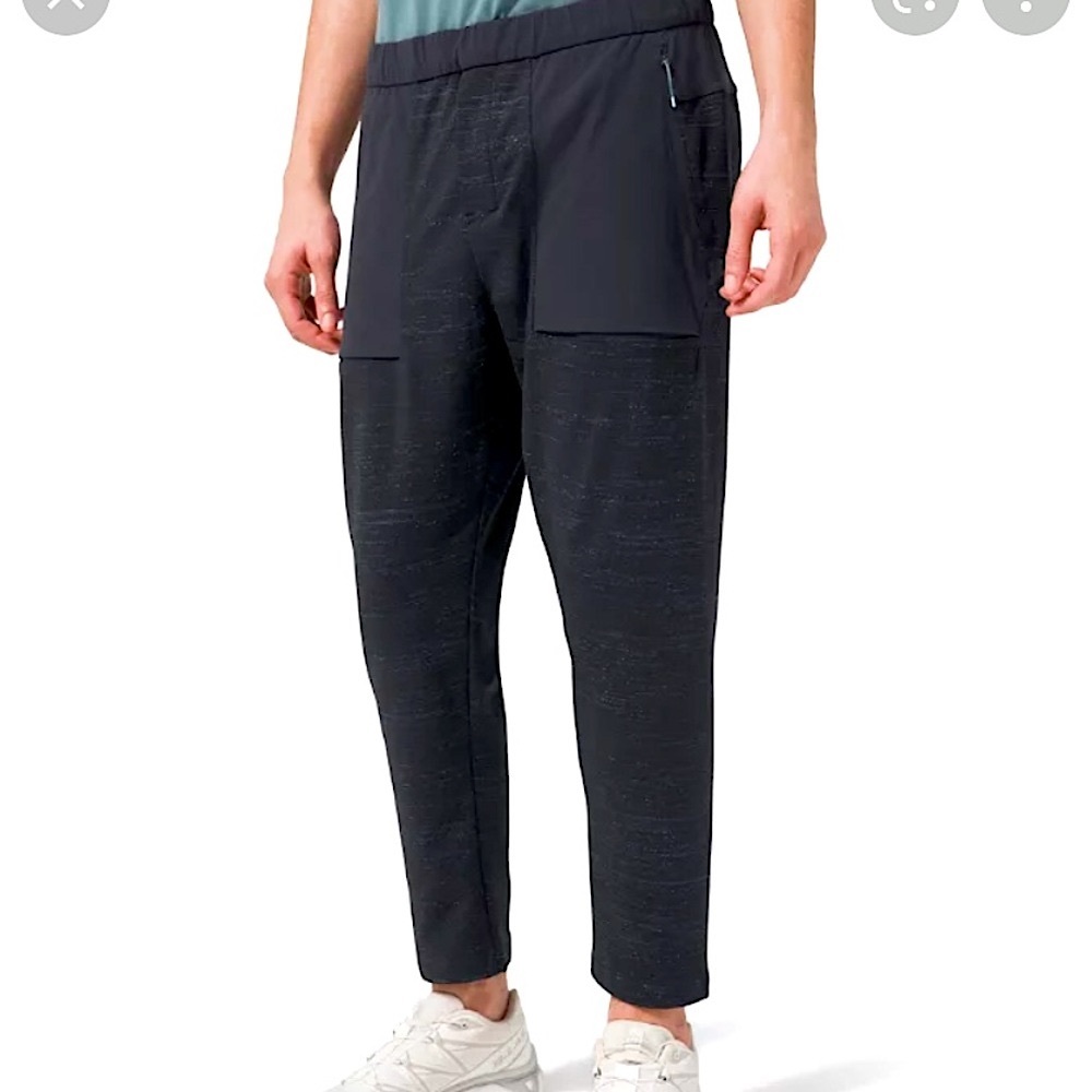 Lululemon Lab Varsa Pant Jacquard Drawstring waist zip pockets blue Men’s MED